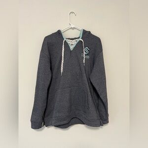 NHL Women’s Seattle Kraken Skate Lace Pullover Hoodie